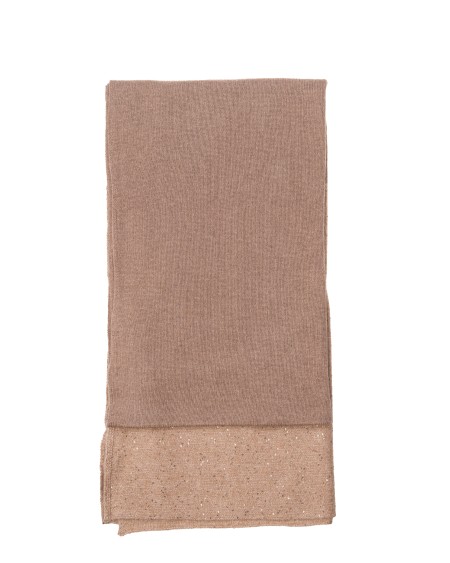 Shop FABIANA FILIPPI  Sciarpa: Fabiana Filippi maxi sciarpa con paillettes.
Sciarpa in lana, seta e cashmere. 
Paillettes.
Composizione: 48% lana 20% seta 17% cashmere 11% alpaca 4% poliestere.
Dimensioni: 200x60 cm.
Made in Italy.. SAD213A707H909-VR1
